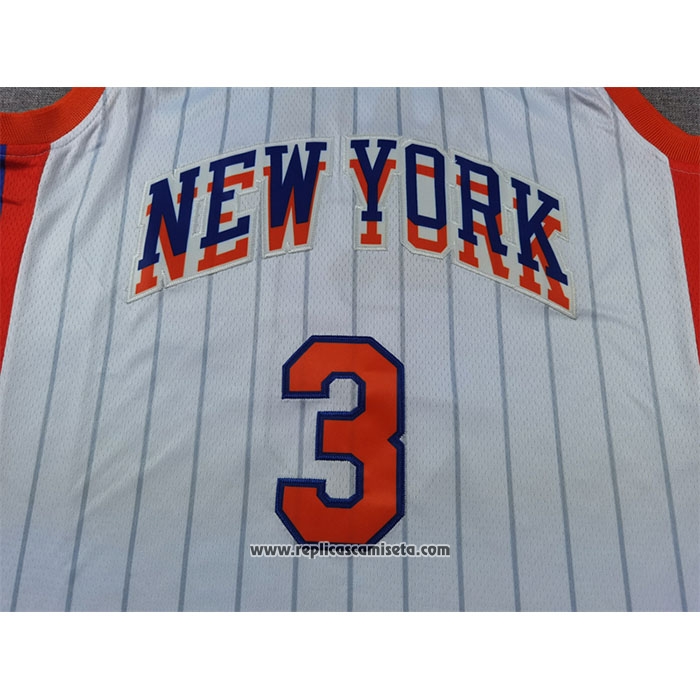 Camiseta New York Knicks Josh Hart #3 Ciudad 2024-25 Blanco
